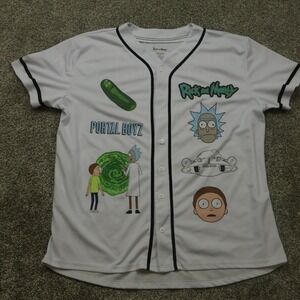 Rick and Morty Baseball‎ Jersey mens 3XL Cartoon Network Portal Boyz